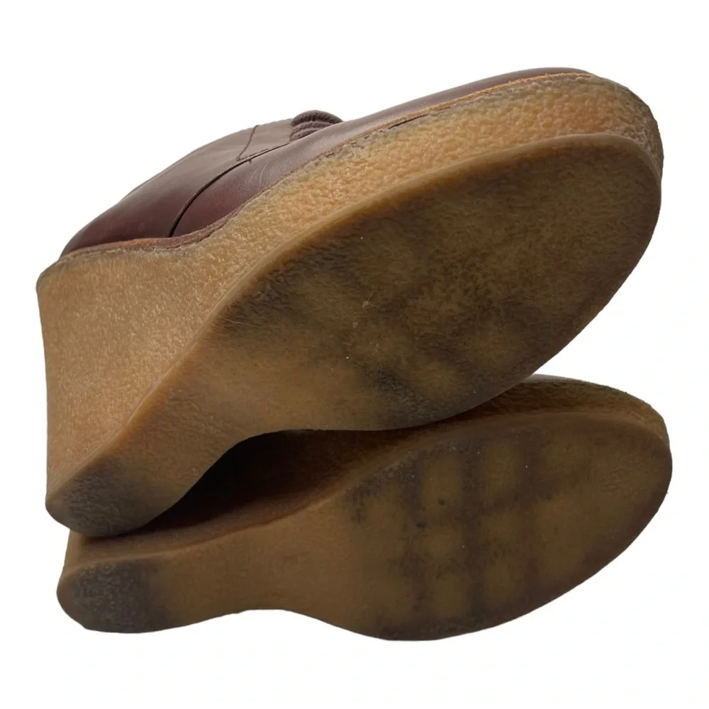 Jeffrey Campbell Barnest Women’s Brown Leather Wedge Shoes